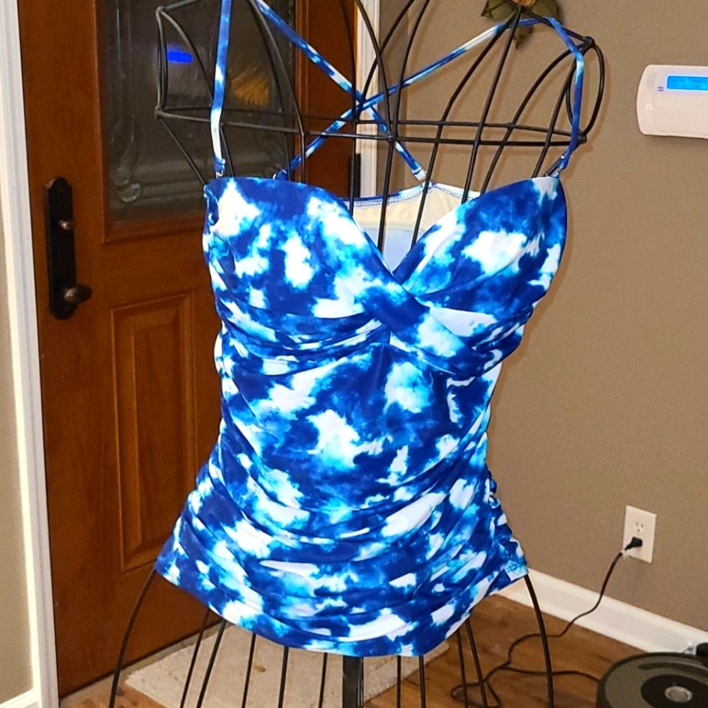 14/16 2 piece swimsuit removable straps